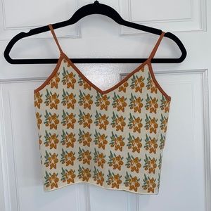 Zara Floral tank top